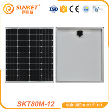 top popular 36 solar cells 80w solar panel for home solar system kit india